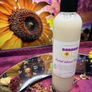 Herbal infused shower gel